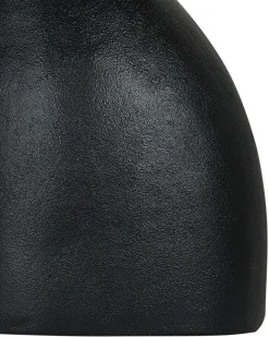 Wazon dekoracyjny NARBADA Metal 36 cm Czarny