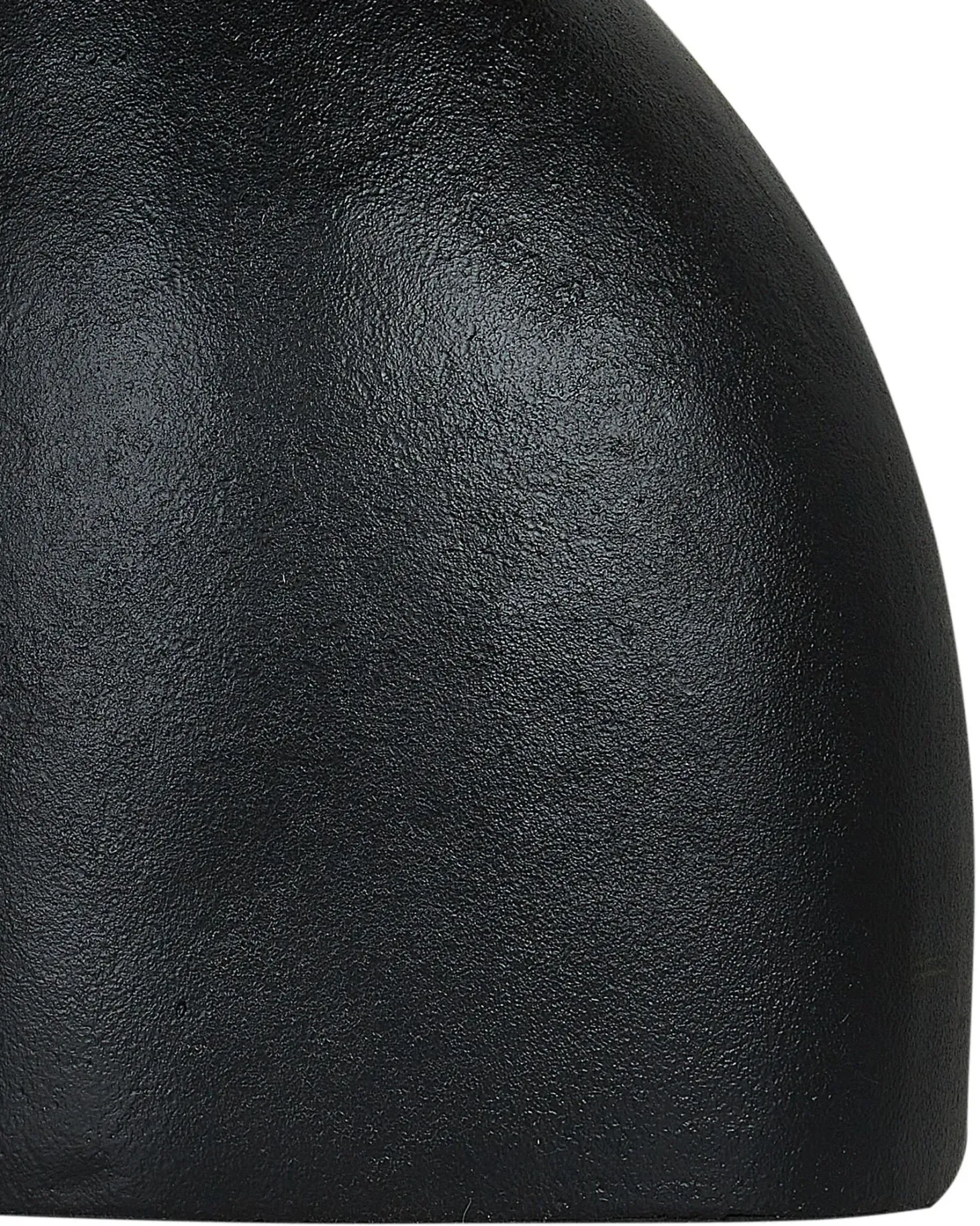Wazon dekoracyjny NARBADA Metal 36 cm Czarny