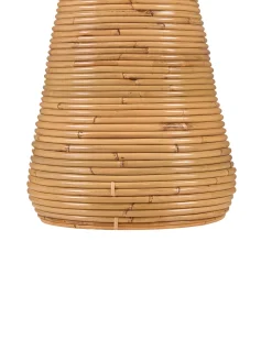 Wazon dekoracyjny NIDRI Rattan 70 cm Naturalny
