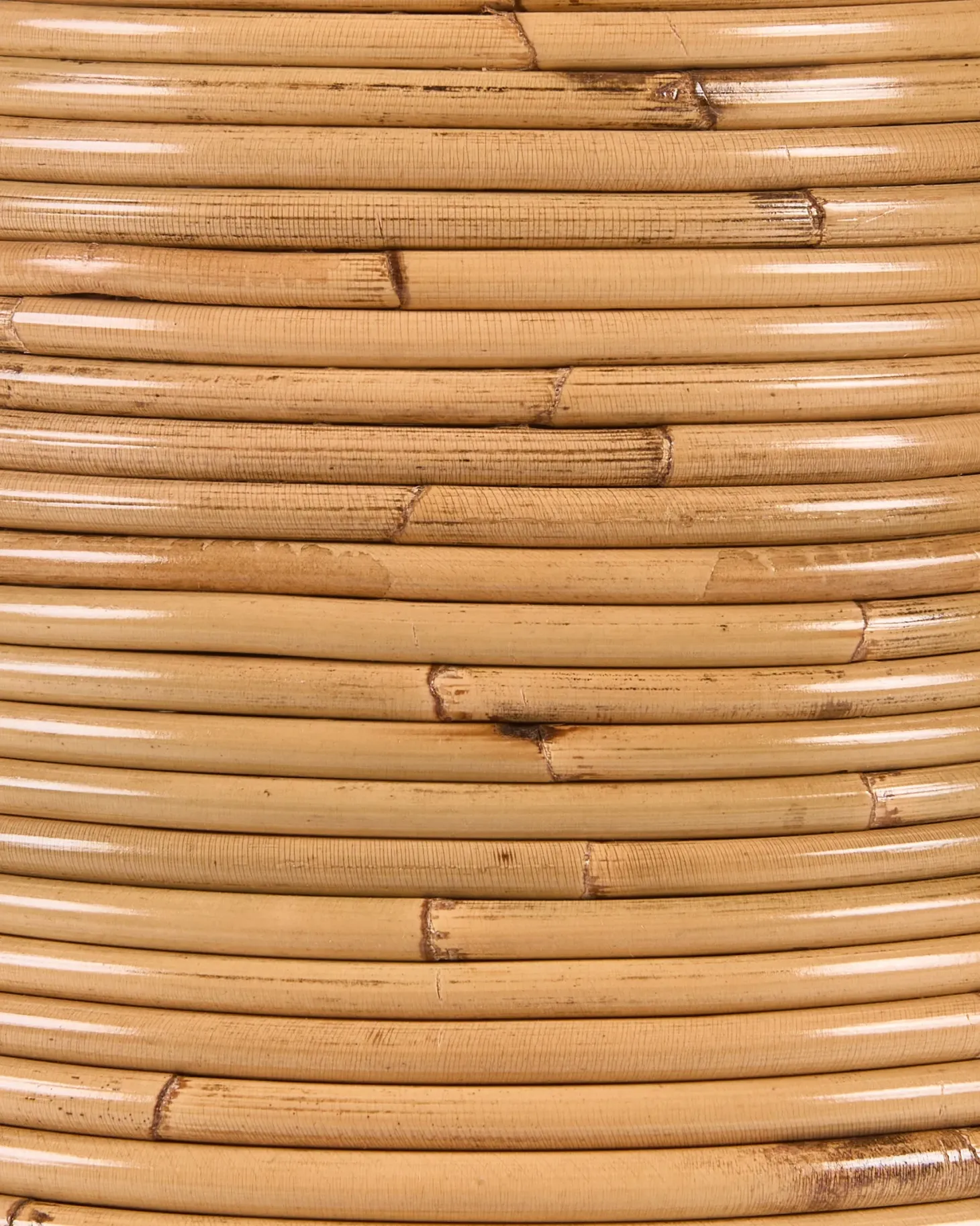 Wazon dekoracyjny NIDRI Rattan 70 cm Naturalny