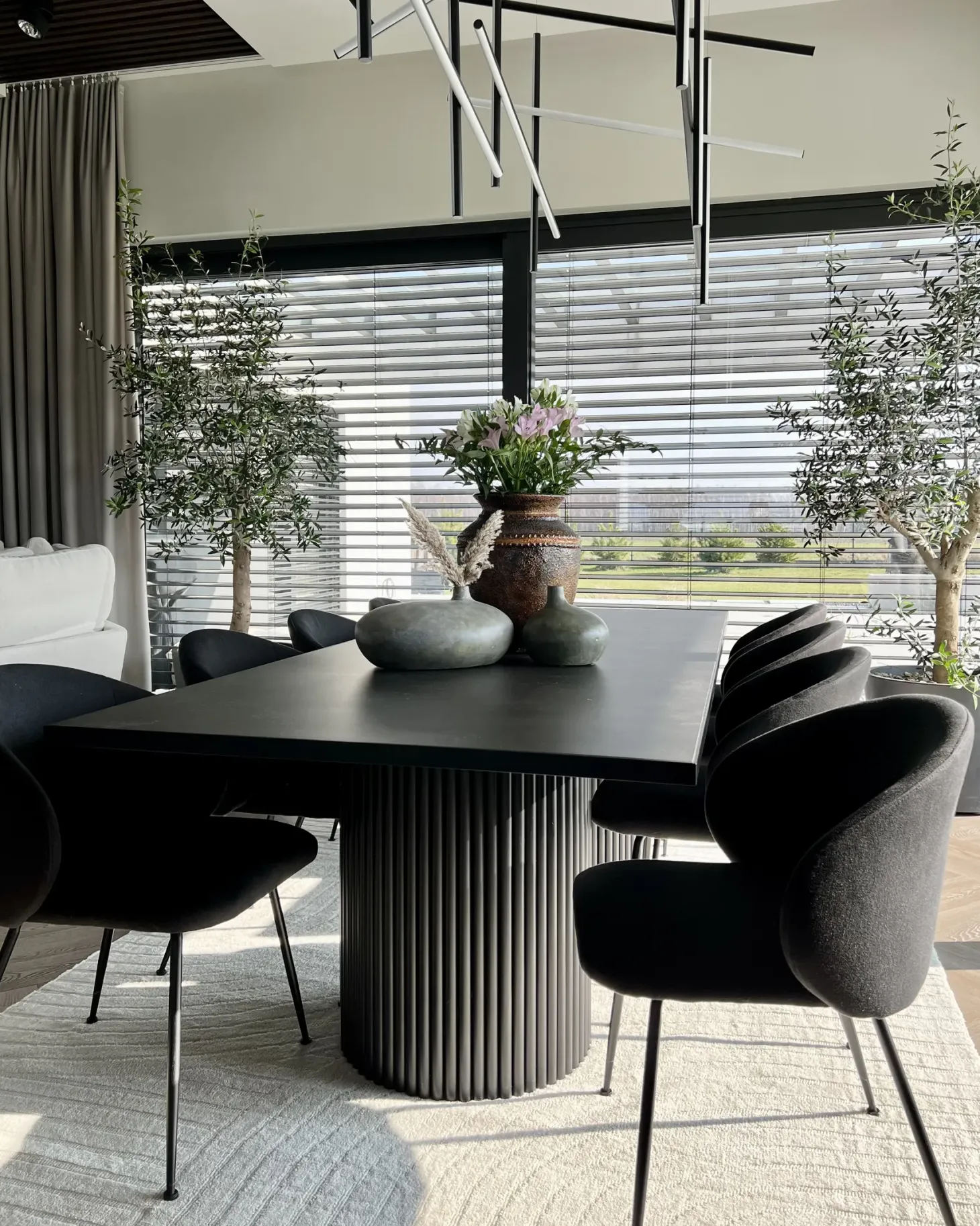 Wazon dekoracyjny PUCHONG Ceramika 40 cm Miedziany