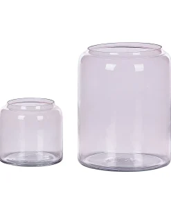 Wazon dekoracyjny RASAM Szkło 20/11 cm Pastelowy róż