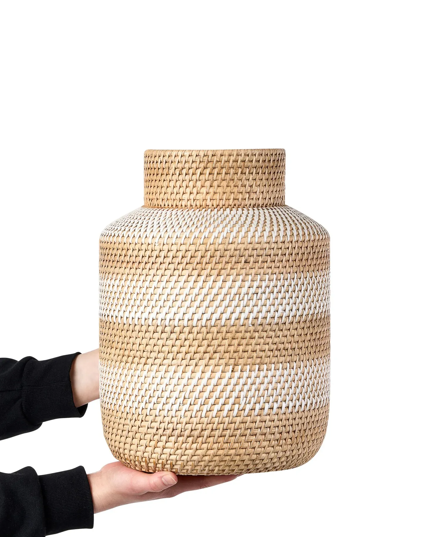 Wazon dekoracyjny RENUN Ceramika 36 cm Naturalny