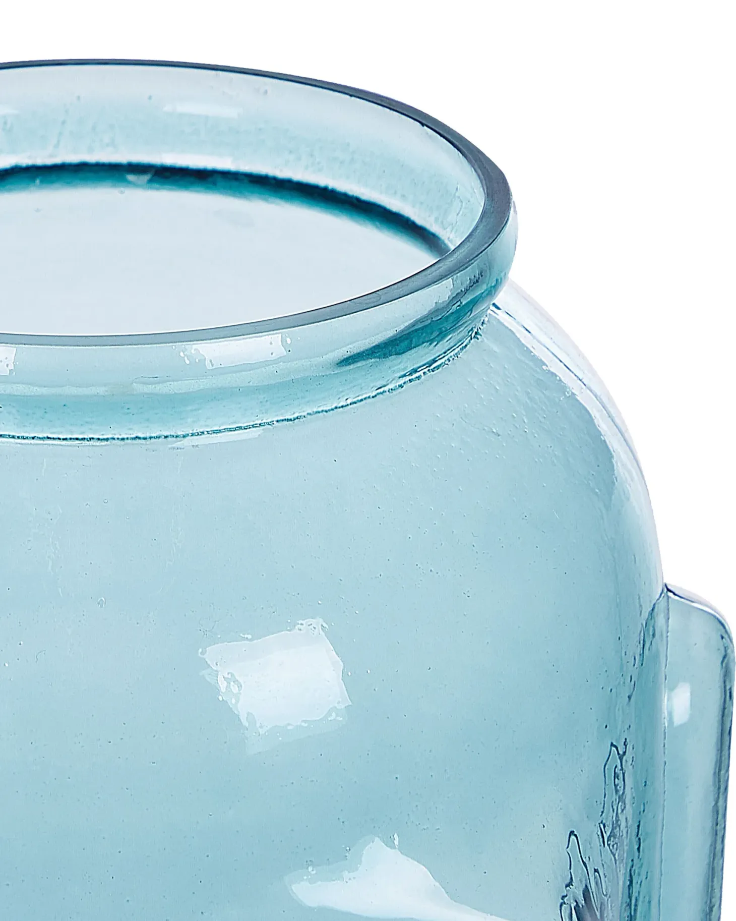 Wazon dekoracyjny SAMBAR Szkło 31 cm Niebieski