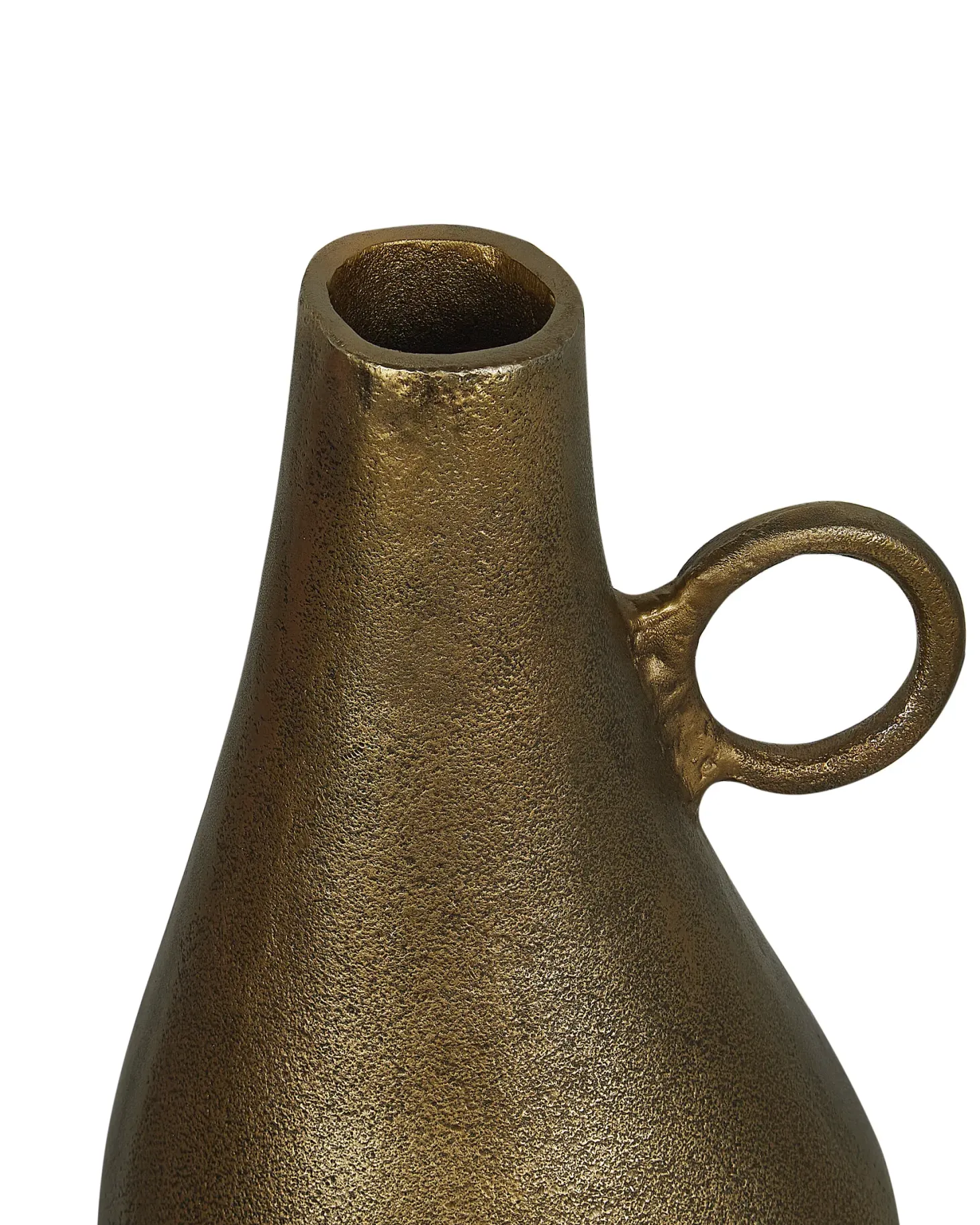 Wazon dekoracyjny SAMBHAR Metal 46 cm Mosiężny