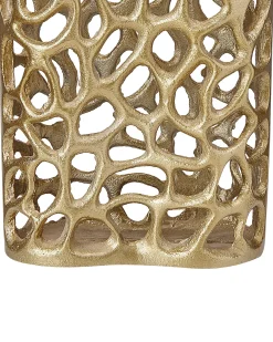 Wazon dekoracyjny SANCHI Metal 33 cm Złoty