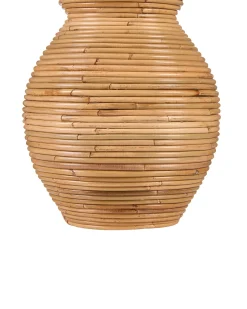 Wazon dekoracyjny SYMI Rattan 70 cm Naturalny