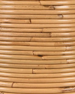 Wazon dekoracyjny SYMI Rattan 70 cm Naturalny