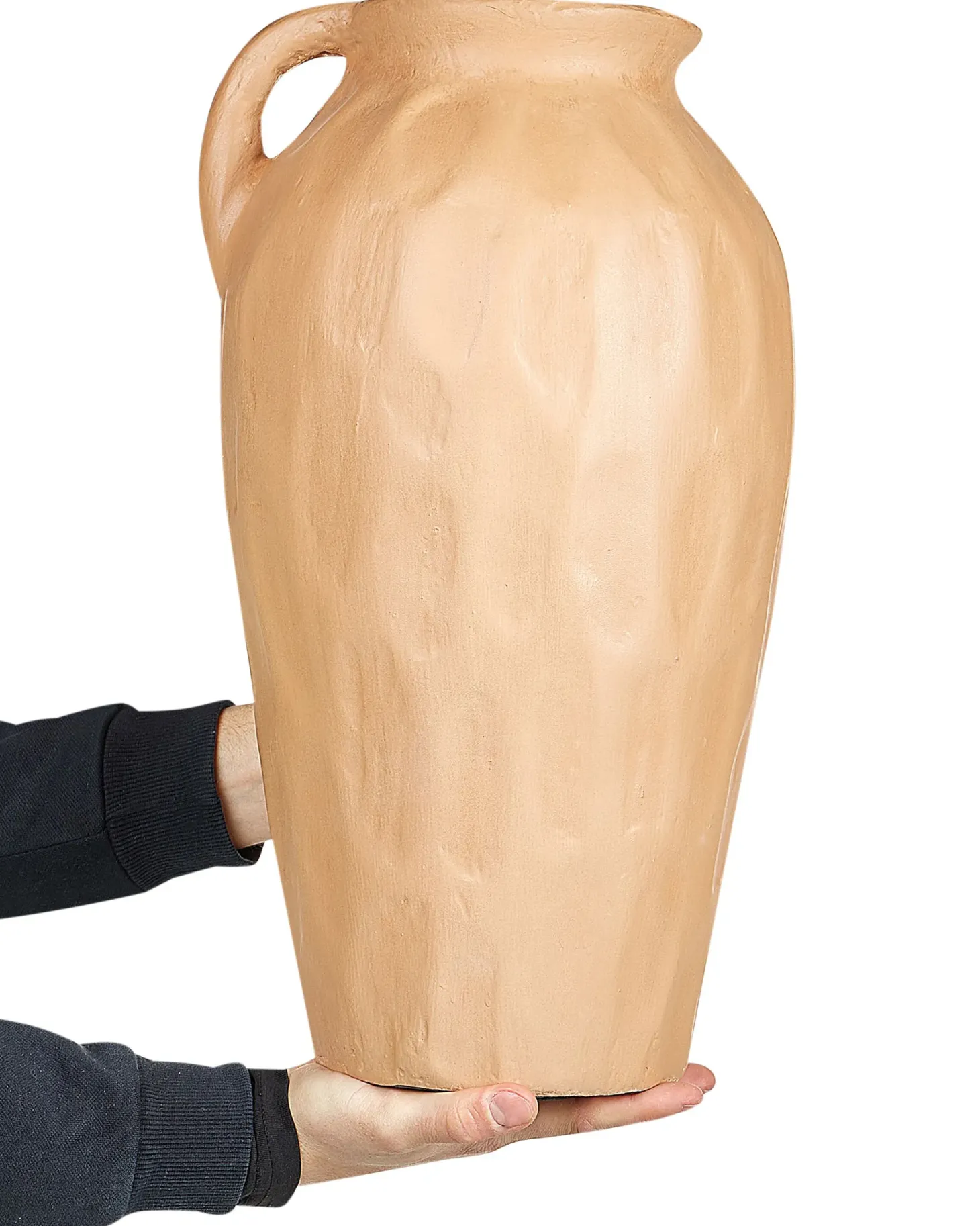 Wazon dekoracyjny TAIPING Ceramika 46 cm Piaskowy