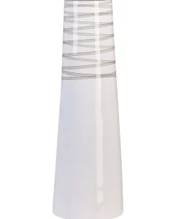 Wazon dekoracyjny TARRAGONA Ceramika 57 cm Biały