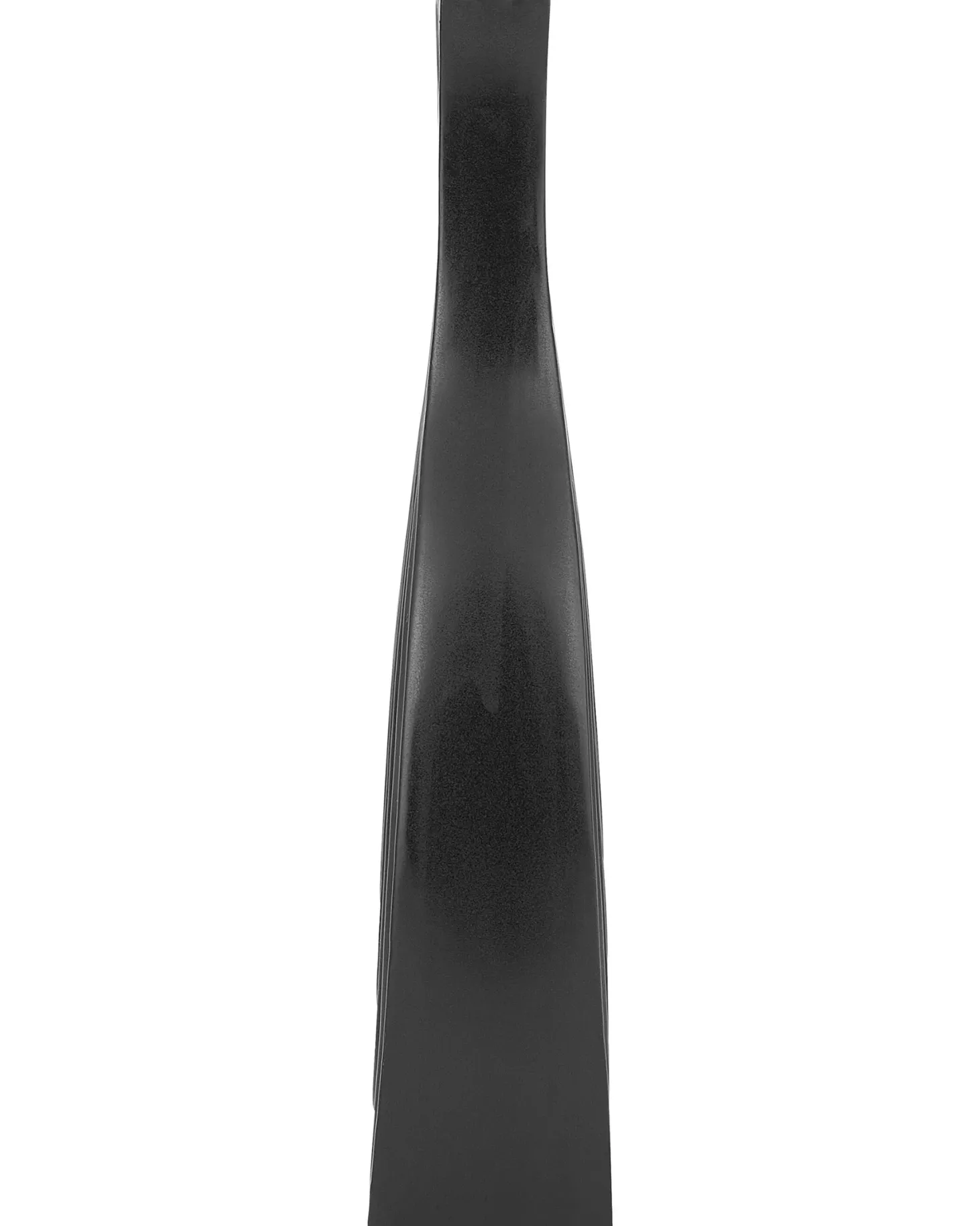 Wazon dekoracyjny THAPSUS Ceramika 39 cm Czarny
