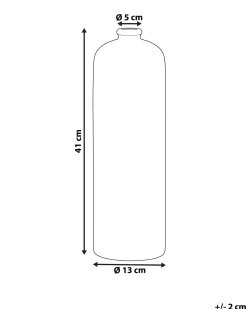 Wazon dekoracyjny UBEDA Ceramika 41 cm Zielony