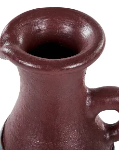 Wazon dekoracyjny VELIA Ceramika 40 cm Niebieski