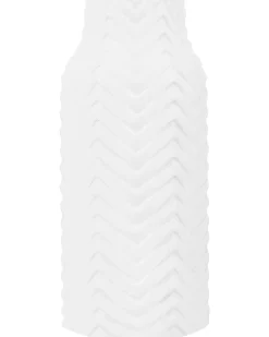 Wazon dekoracyjny XANTHOS Kamionka 32 cm Biały