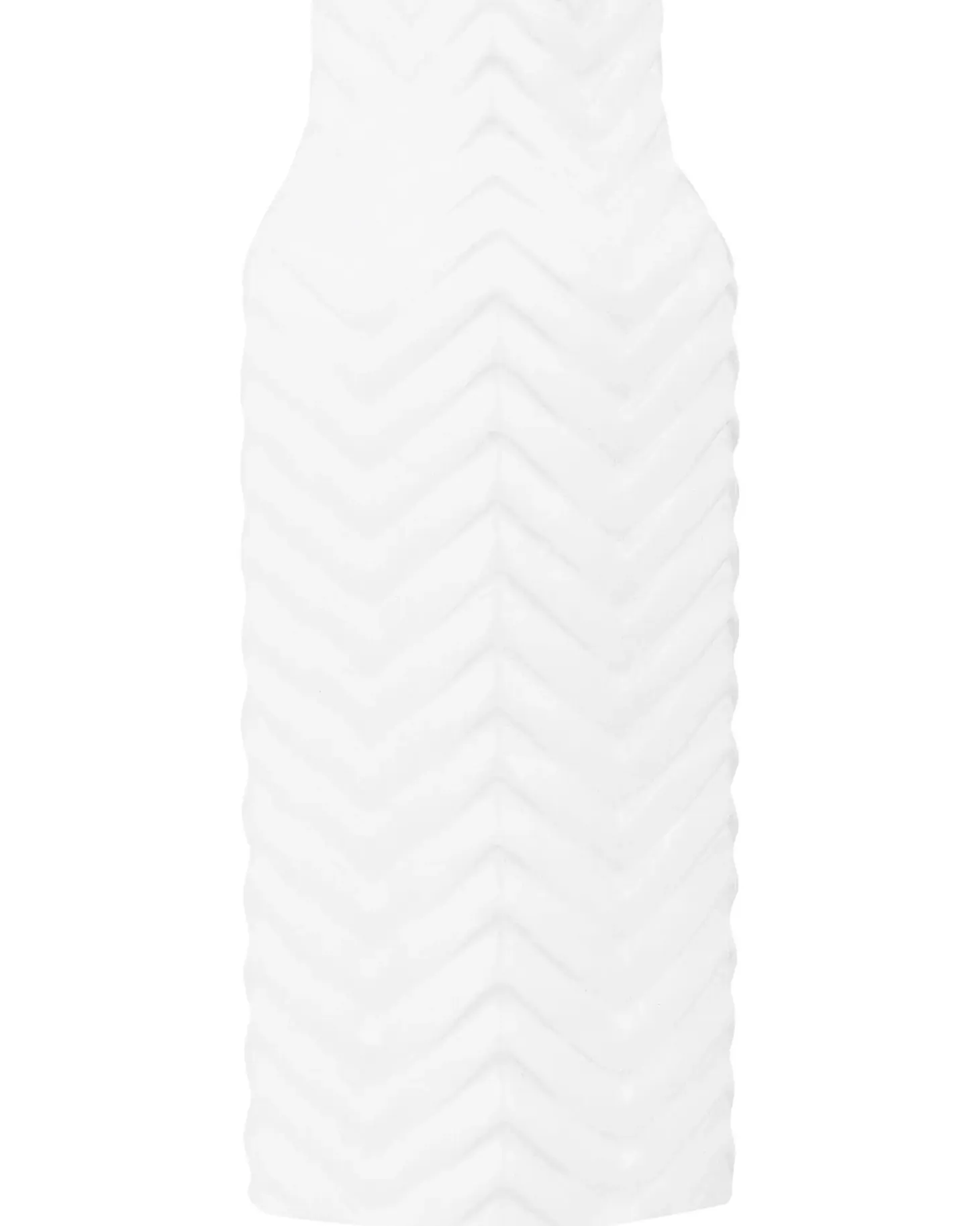 Wazon dekoracyjny XANTHOS Kamionka 32 cm Biały