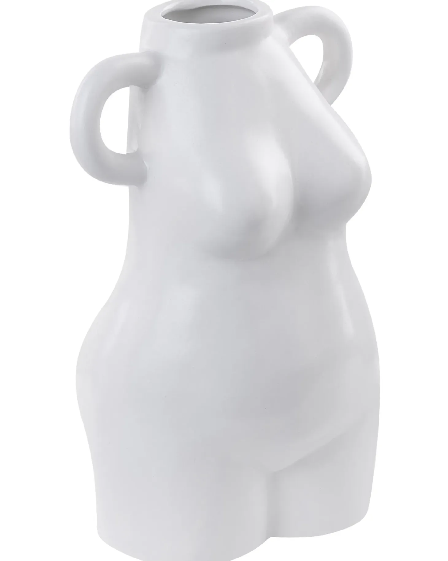 Wazon na kwiaty AIGIO Ceramika 25 cm Biały