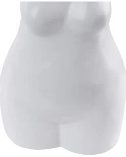 Wazon na kwiaty AIGIO Ceramika 25 cm Biały