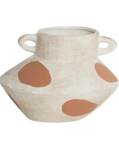 Wazon na kwiaty ALOSIDAE Kamionka 19 cm Jasnobeżowy