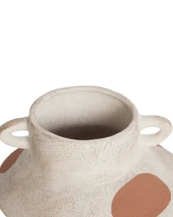 Wazon na kwiaty ALOSIDAE Kamionka 19 cm Jasnobeżowy