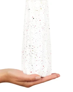Wazon na kwiaty AMALIADA Kamionka 24 cm Biały