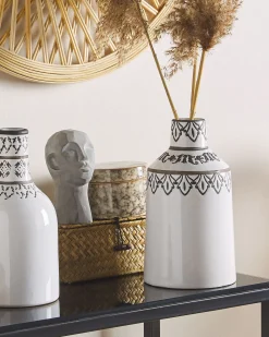 Wazon na kwiaty AMISOS Kamionka 25 cm Biały