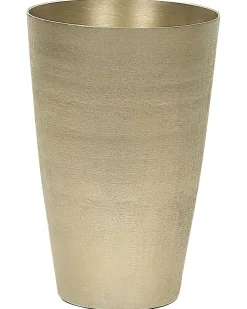 Wazon na kwiaty AMRIT Metal 31 cm Złoty