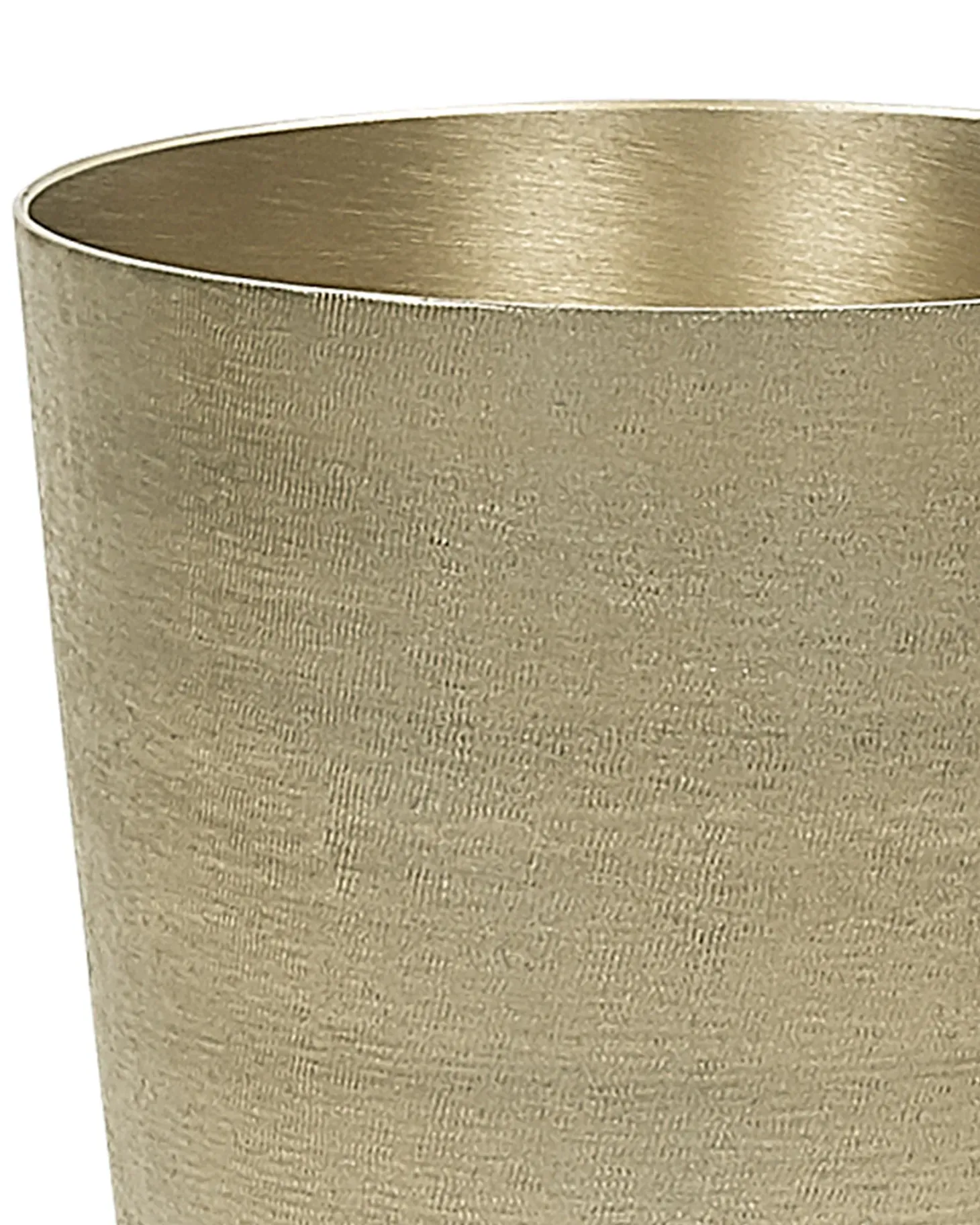 Wazon na kwiaty AMRIT Metal 31 cm Złoty