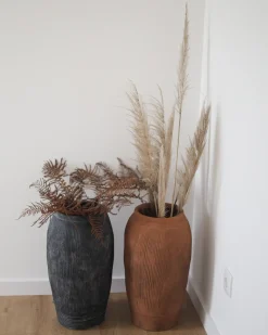 Wazon na kwiaty ARGINO 50 cm Szary