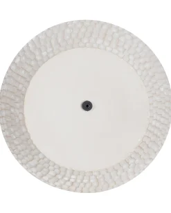 Wazon na kwiaty ARUNCUS Ceramika 30 cm Beżowy