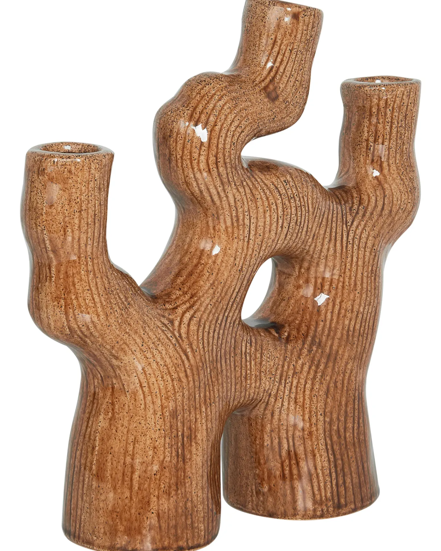 Wazon na kwiaty BARBUS Kamionka 31 cm Brązowy