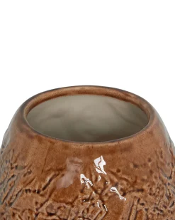 Wazon na kwiaty BETTA Kamionka 22 cm Brązowy
