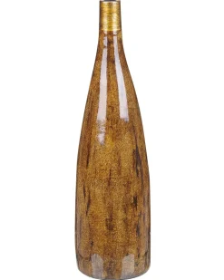Wazon na kwiaty BURGOS Ceramika 52 cm Brązowy