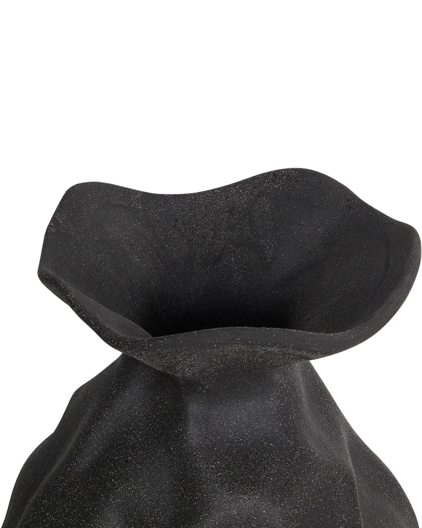 Wazon na kwiaty COONTAIL Kamionka 31 cm Czarny