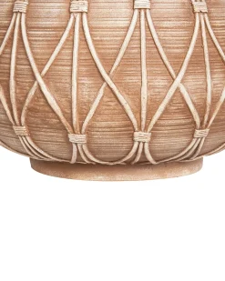 Wazon na kwiaty DOMOKOS Ceramika 38 cm Jasnobrązowy