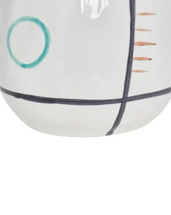 Wazon na kwiaty DORY Kamionka 28 cm Biały