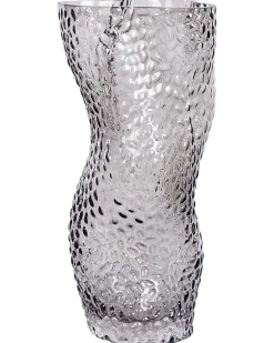 Wazon na kwiaty DYTIKO Szkło 31 cm Szary