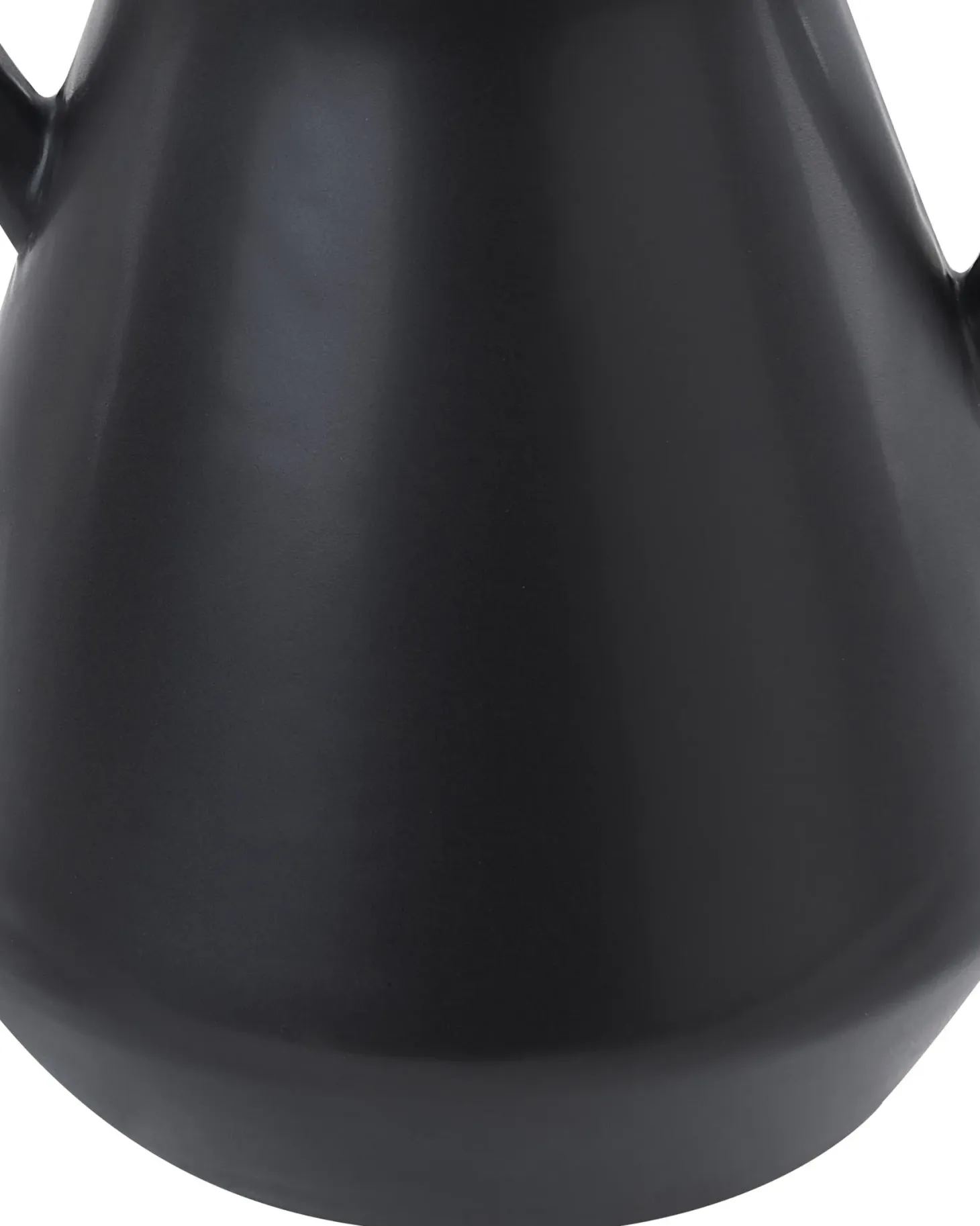 Wazon na kwiaty FERMI Ceramika 20 cm Czarny