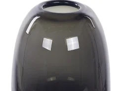 Wazon na kwiaty FYSKA Szkło 18 cm Ciemnoszary