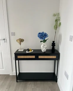 Wazon na kwiaty HELIKE Kamionka 23 cm Biały