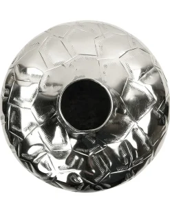 Wazon na kwiaty INSHAS Metal 33 cm Srebrny