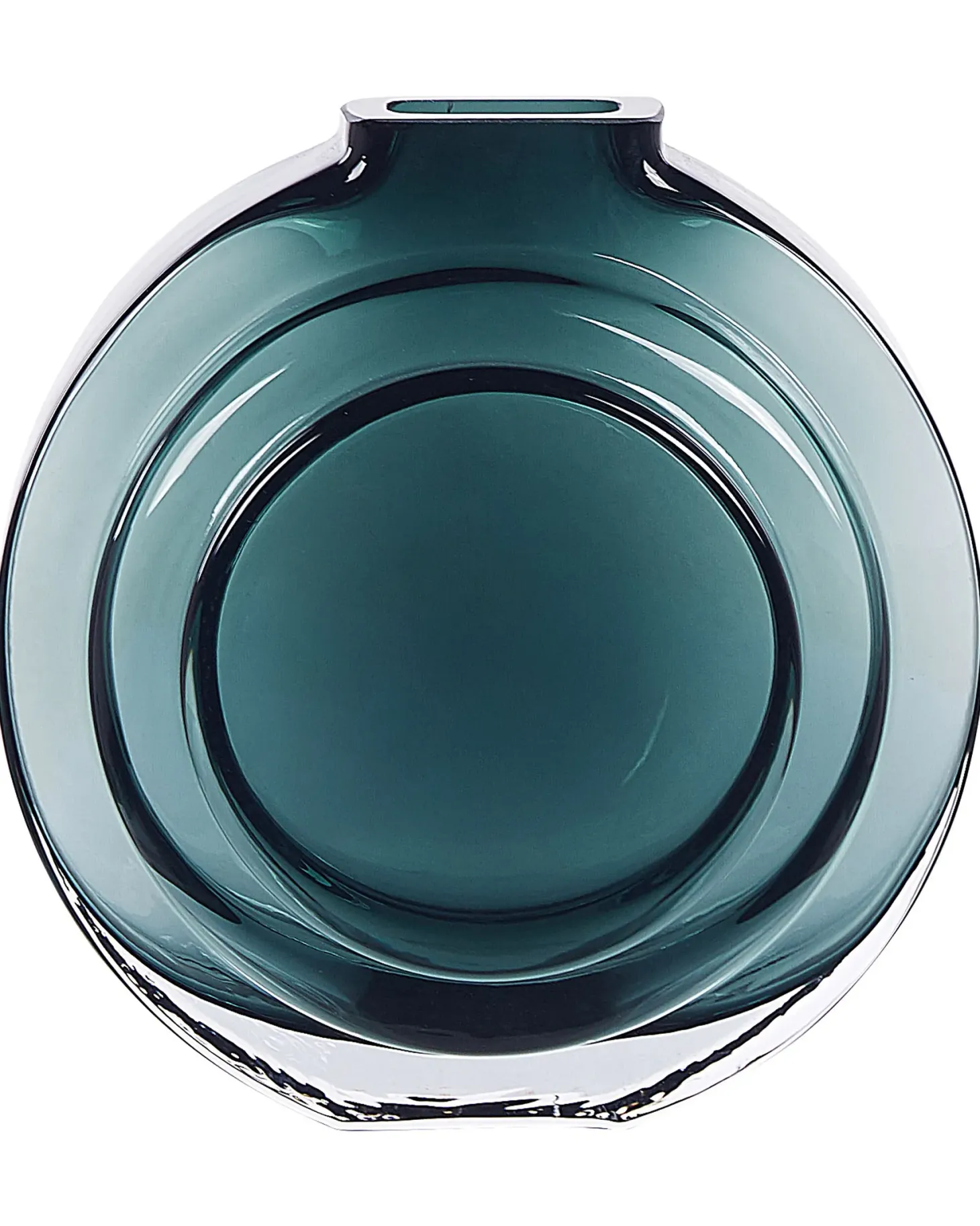 Wazon na kwiaty KAPELI Szkło 15 cm Turkusowy