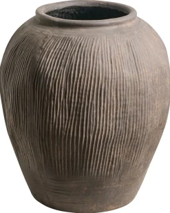 Wazon na kwiaty KATERINI 40 cm Brązowy