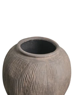 Wazon na kwiaty KATERINI 40 cm Brązowy