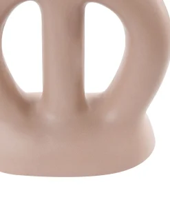 Wazon na kwiaty KOZANI Ceramika 28 cm Piaskowy