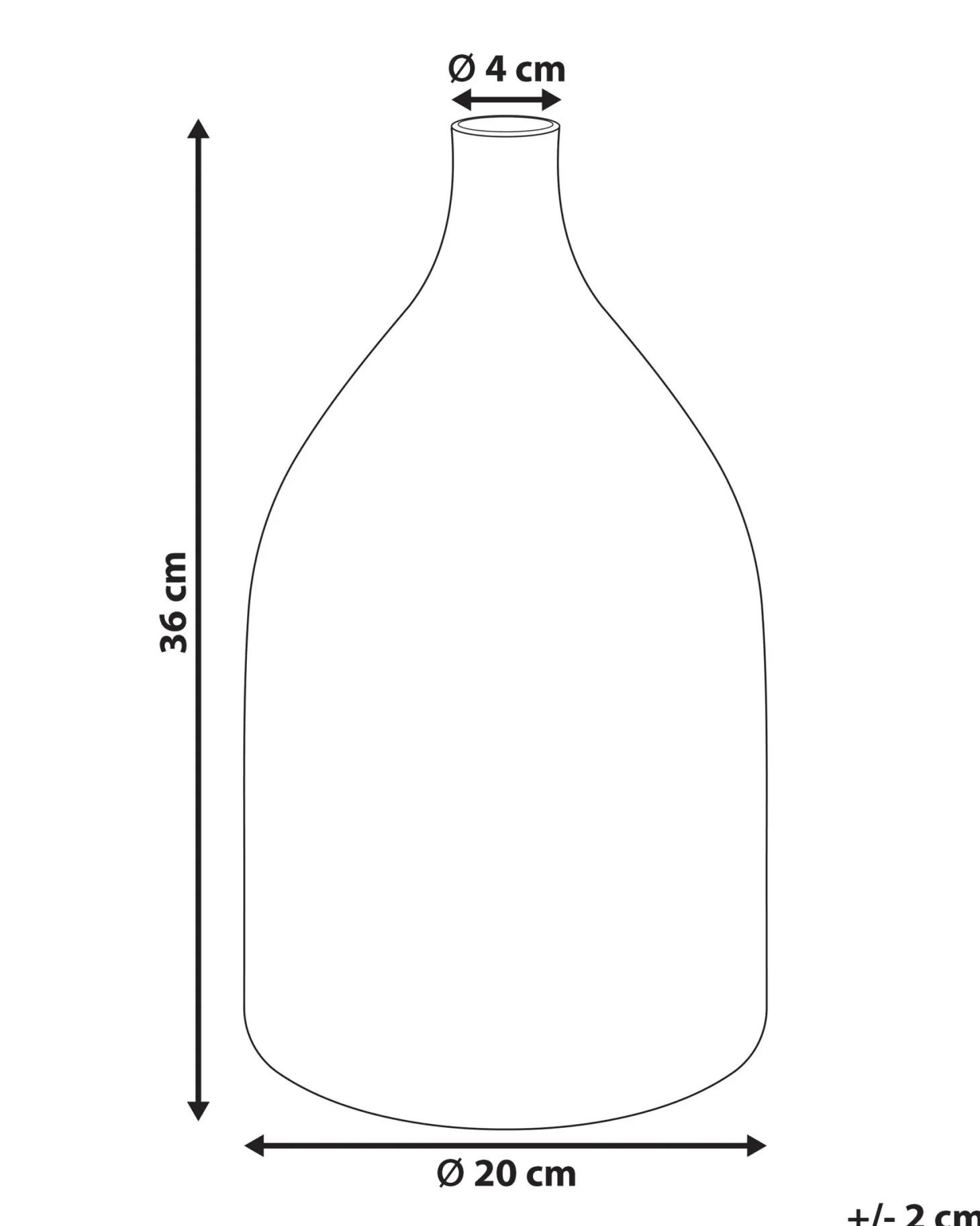 Wazon na kwiaty KULCHA Szkło 36 cm Kolorowy