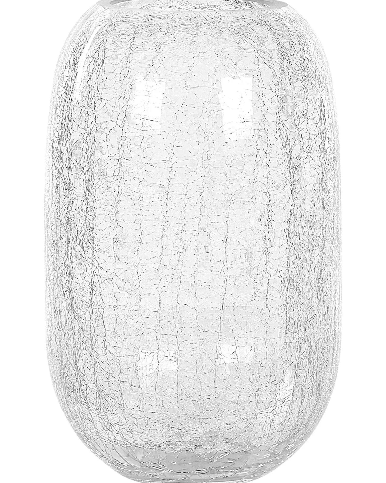 Wazon na kwiaty KYRAKALI Szkło 28 cm Przezroczysty