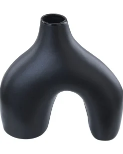 Wazon na kwiaty LAMIA Ceramika 30 cm Czarny