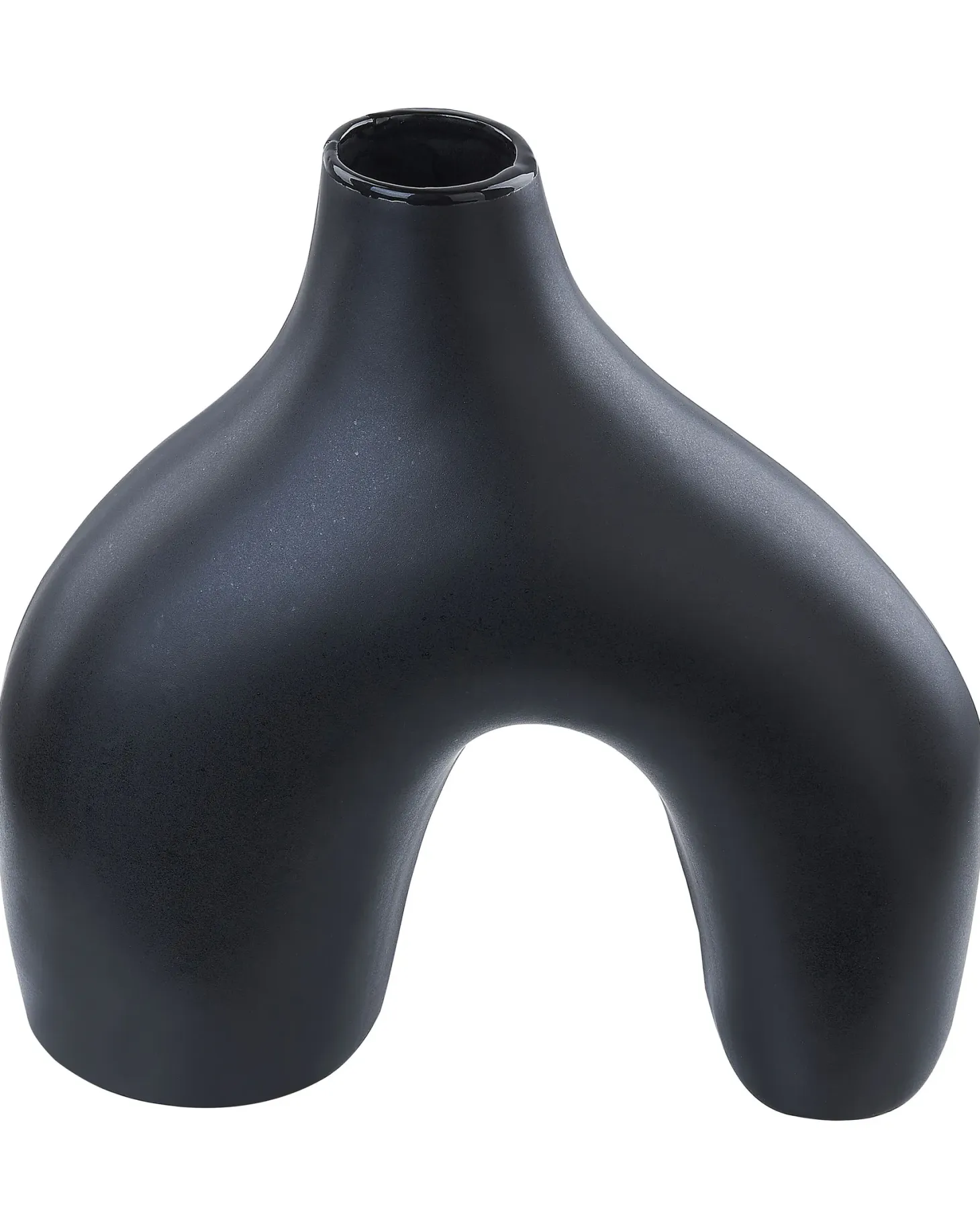 Wazon na kwiaty LAMIA Ceramika 30 cm Czarny