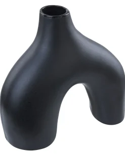 Wazon na kwiaty LAMIA Ceramika 30 cm Czarny