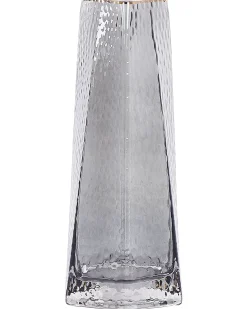 Wazon na kwiaty LILAIA Szkło 27 cm Szary
